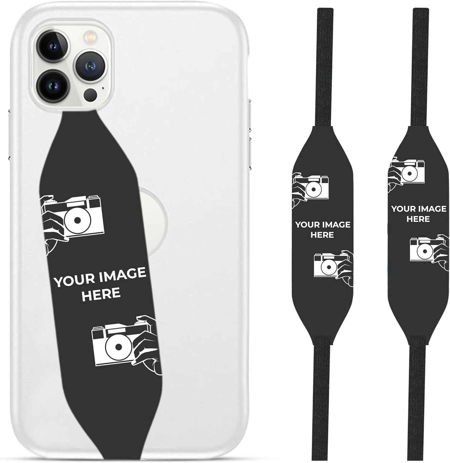 Custom Phone Grip Strap |Pack of 2| Reversible Phone Hand Strap for Phone Cases As Phone Loop Holder |Secure Handling by Comfortable Phone Strap - LDV Custom