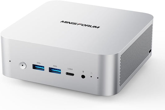 MINISFORUM AI Mini PC Barebone M1 Pro-125H with Intel Core Ultra 5 Processor 125H(14C/18T,up to 4.5Ghz), Mini Computer PCIe4.0 SSD,Triple Display with HDMI 2.1/USB4/DP,5X USB Ports, WiFi 7, BT5.4