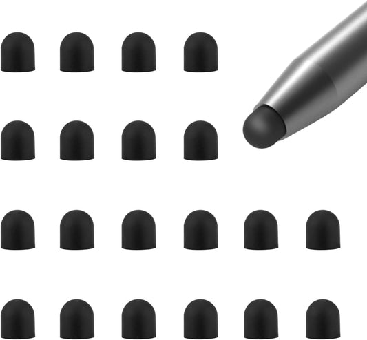 20Pcs Replacement Tips Silicone Rubber Touch Screen Pens Tips for Touch Pen (7 * 8mm)