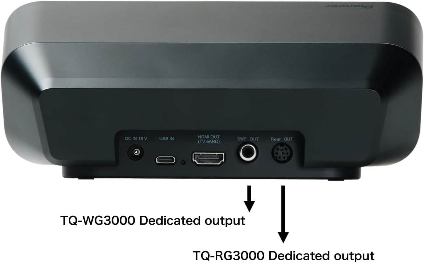 PIONEER,Desktop Gaming Speaker,Sound TECTOR,Compact Front Speaker with LED Sound Sensing Meter,PC,PS5/PS4,Switch,USB, HDMI, Bluetooth,Speakers 5.1ch/7.1ch Surround, TQ-FG3000