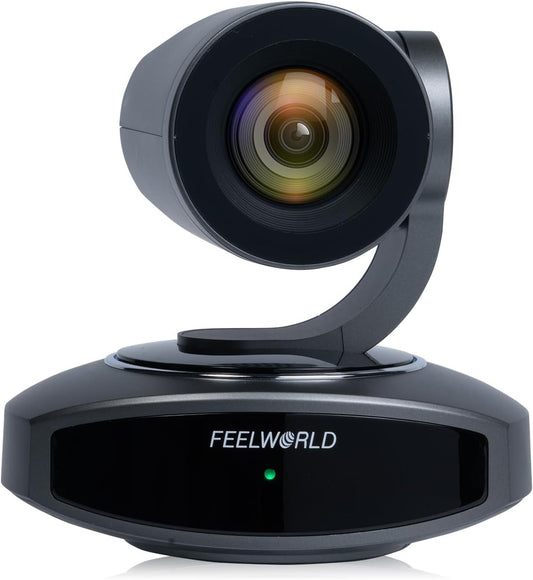 FEELWORLD 4K10X PTZ Camera 4K Resolution 10X USB HDMI for Video Conference Rooms Live Streaming Church Worship and Event with Zoom YouTube Teams OBS, AI Tracking Auto Focus POE Supported