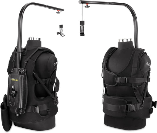 FLYCAM Starter Female Flowline-01 Body Support Rig for Camera & Gimbals (X-Large/XX-Large). 180° Top Bar Rotation & 3-7.5kg / 6-16lb Payload
