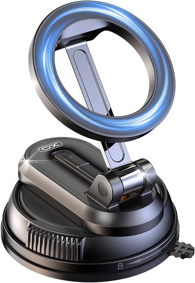 Car Phone Holder for Magsafe,Ultra Magnetic and Strong Suction 360° Adjustable Car Phone Mount,Portable Magnetic Cell Phone Holders for Your Car for iPhone16/15/14/13/12 Series