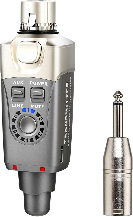 Xvive U4T Wireless in-Ear Monitor System Professional IEM System Transmitter Only for Studio, Band Rehearsal,Live Performance (U4T)