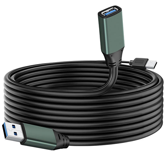 Kumiho 15FT USB 3.0 Extension Cable Active Type A Male to A Female USB Repeater Cable for PlayStation, Xbox, Keyboard, Mouse, USB Flash Drive, Printer, Camera and More