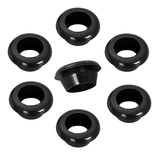 Qrity 9 PCS Rubber Grommets Cable Railing, Car Grommet, Cable Railing Protective Sleeves for Metal Posts, ID 23mm Mount Dia 28mm