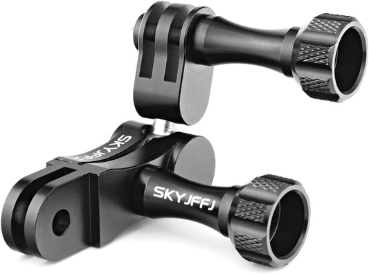 Aluminum Ball gopro Handlebar Mount, 360 Rotation and Lock Any Direction, Shock-Resistant, Compatible with Gopro Hero 8 9 10 11 12, Max, DJI OSMO Action Camera