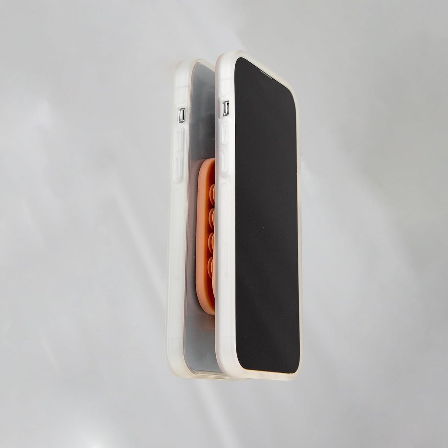 Sonix | Magnetic Silicone Suction Cup Phone Mount for iPhone | Compatible with MagSafe | Peach