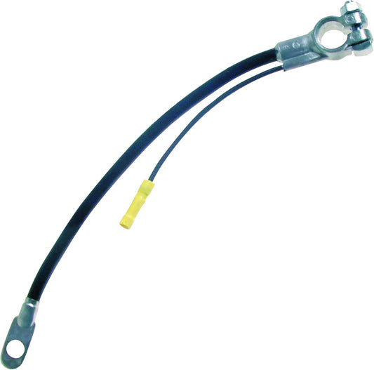 Sherco-Auto Black 20" Inch 2 Gauge Top Post Battery Cable with Auxiliary Lead - Made in USA