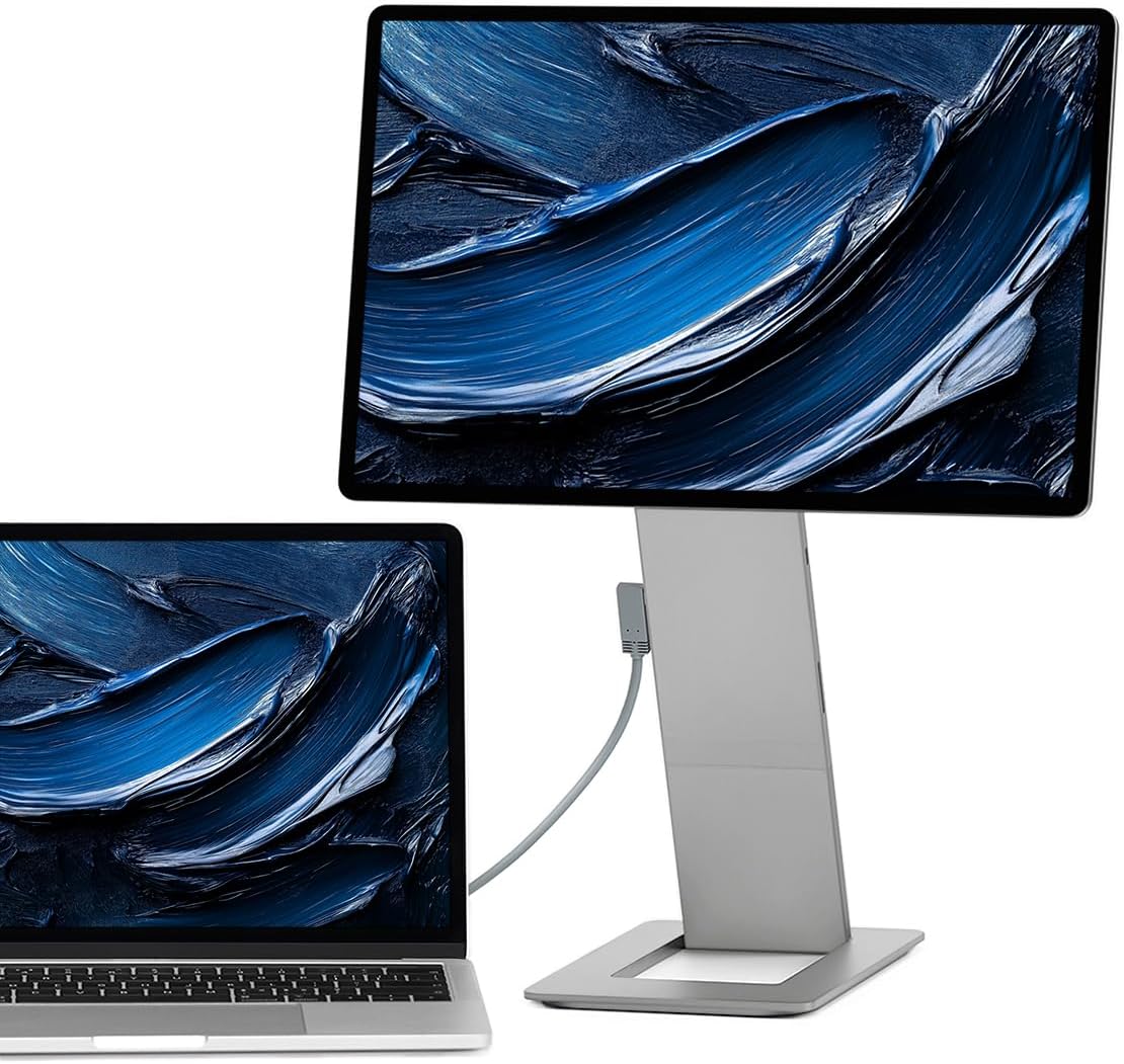 SOTSU FlipAction Pro 16" Gen2 Premium Portable Monitor | Super Compact | Pivot Rotate | 2560x1600 DCI P3 | 120Hz | 400 Nits | Full Metal CNC | Perfect Match for Mac and Windows (Metallic Gray)
