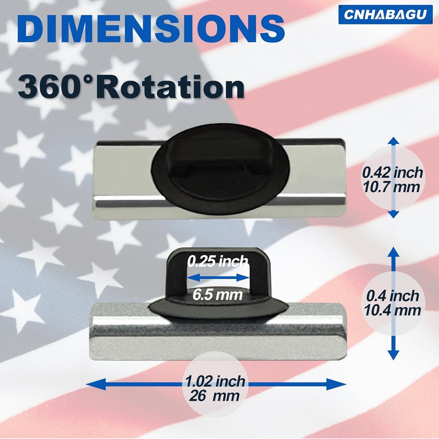 Magnet Zip Tie Mount Magnetic Zip Ties Mount Holder Strong 1-Second Magnetic Snap Installation Heavy-Duty Waterproof Cable Tie Mounts for Car Boat Workshop Industrial Organizing (12 Piece)