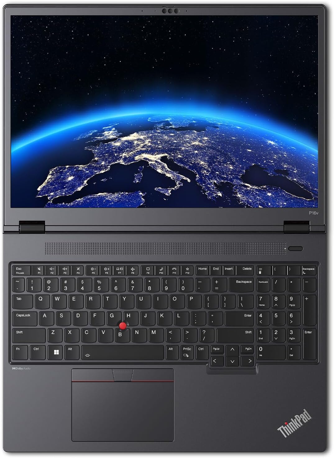 Lenovo ThinkPad P16v Gen 2 Intel Core Ultra 9 185H vPro, 24C, 16" WQUXGA (3840 x 2400), IPS, 800 nits, 64GB RAM, 1TB SSD, NVIDIA RTX 3000 Ada Backlit KYB, Fingerprint Reader, Windows Pro