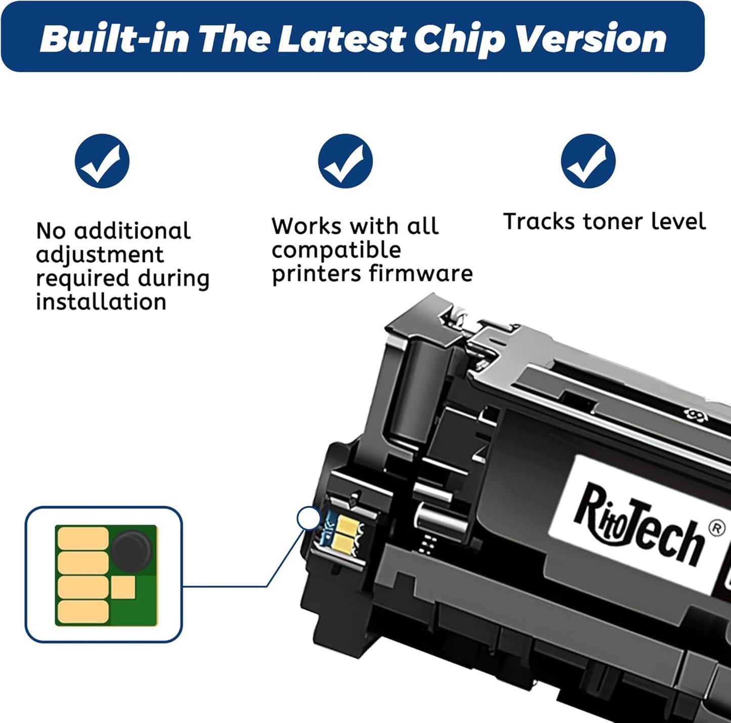 201A Toner Cartridges 4 Pack - Compatible for HP 201A 201X CF400A for HP Color Laserjet Pro MFP M277dw M252dw M277n M277c6 M252n M277 Printer Tray, Black Cyan Magenta Yellow
