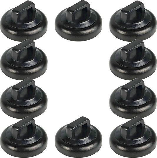 Magnet Zip Tie Mount Magnetic Zip Ties Mount Base Holder Multipurpose Wire Cable Holder Mount Wire Clips Management for Home Office Marine Electrical Wiring (D19 0.75in, 10 Piece)