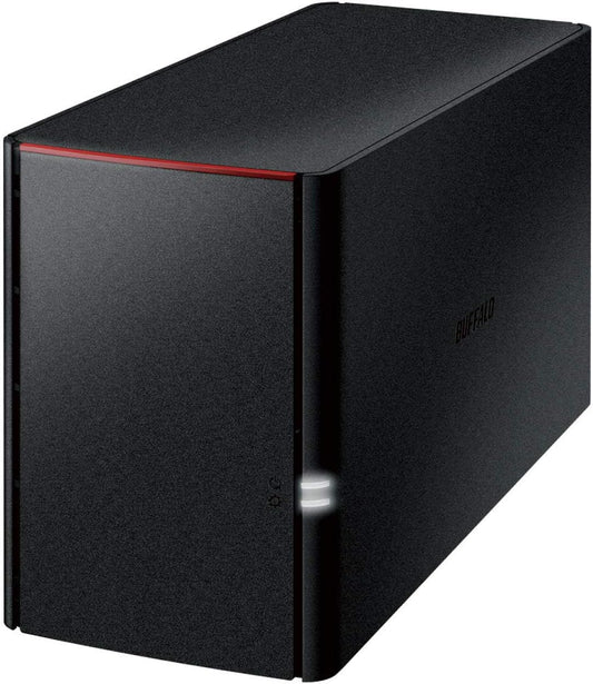 BUFFALO LinkStation 220 12TB 2-Bay NAS Network Attached Storage with HDD Hard Drives Included NAS Storage That Works as Home Cloud or Network Storage Device for Home