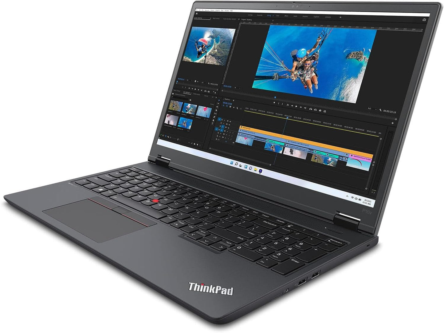 Lenovo ThinkPad P16v Gen 2 Intel Core Ultra 9 185H vPro, 24C, 16" WQUXGA (3840 x 2400), IPS, 800 nits, 64GB RAM, 1TB SSD, NVIDIA RTX 3000 Ada Backlit KYB, Fingerprint Reader, Windows Pro