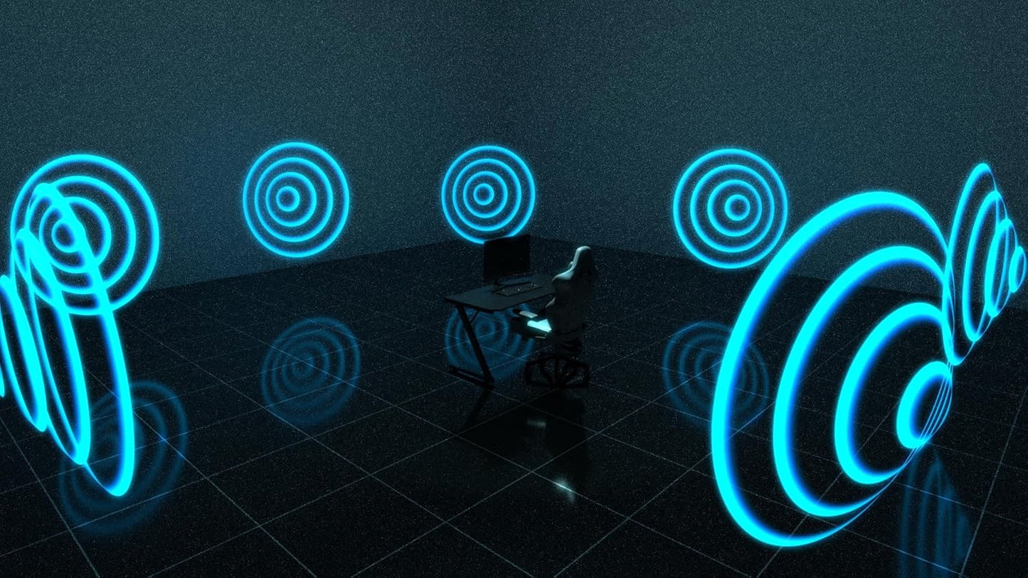 PIONEER,Desktop Gaming Speaker,Sound TECTOR,Rear Sound Enhancer,Exclusively for The Compact Front Speaker（TQ-FG3000）,Clear Sound,Neckband,Lightweight with Narrow Directional Chat Microphone,TQ-RG3000