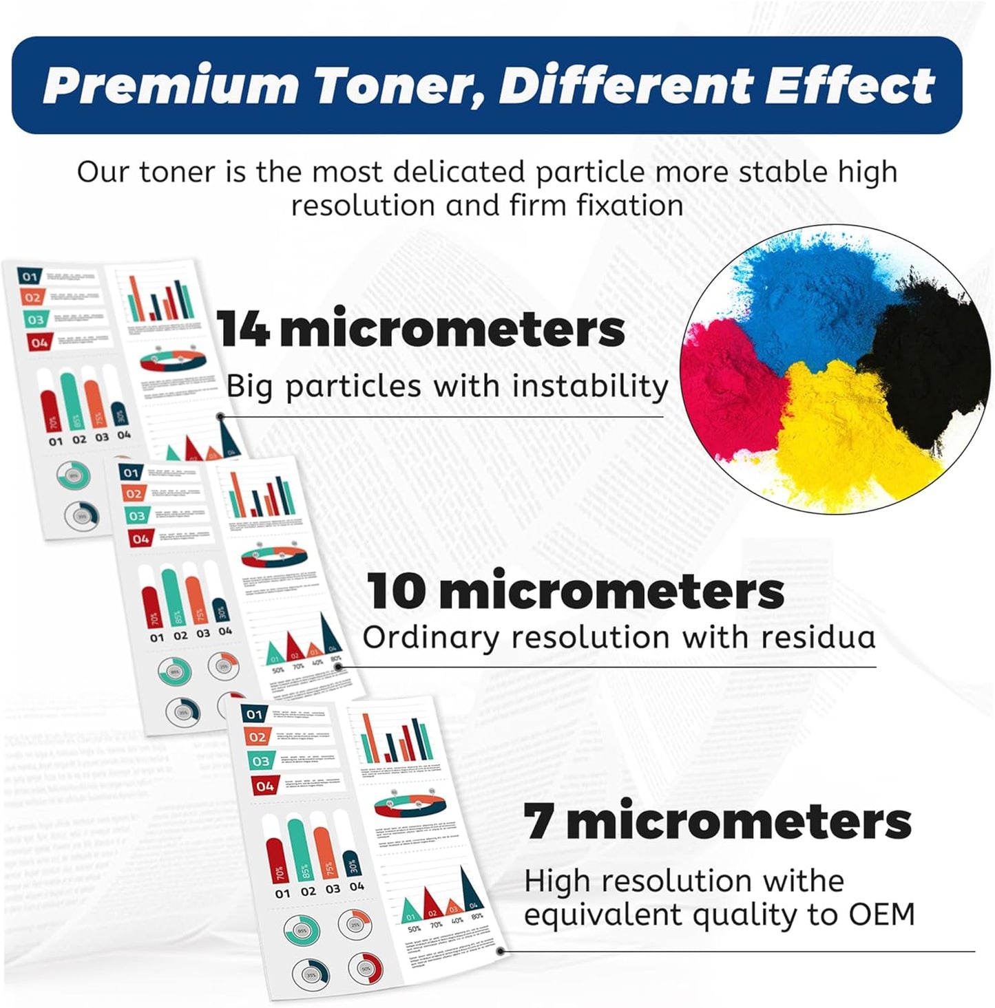 201A Toner Cartridges 4 Pack - Compatible for HP 201A 201X CF400A for HP Color Laserjet Pro MFP M277dw M252dw M277n M277c6 M252n M277 Printer Tray, Black Cyan Magenta Yellow