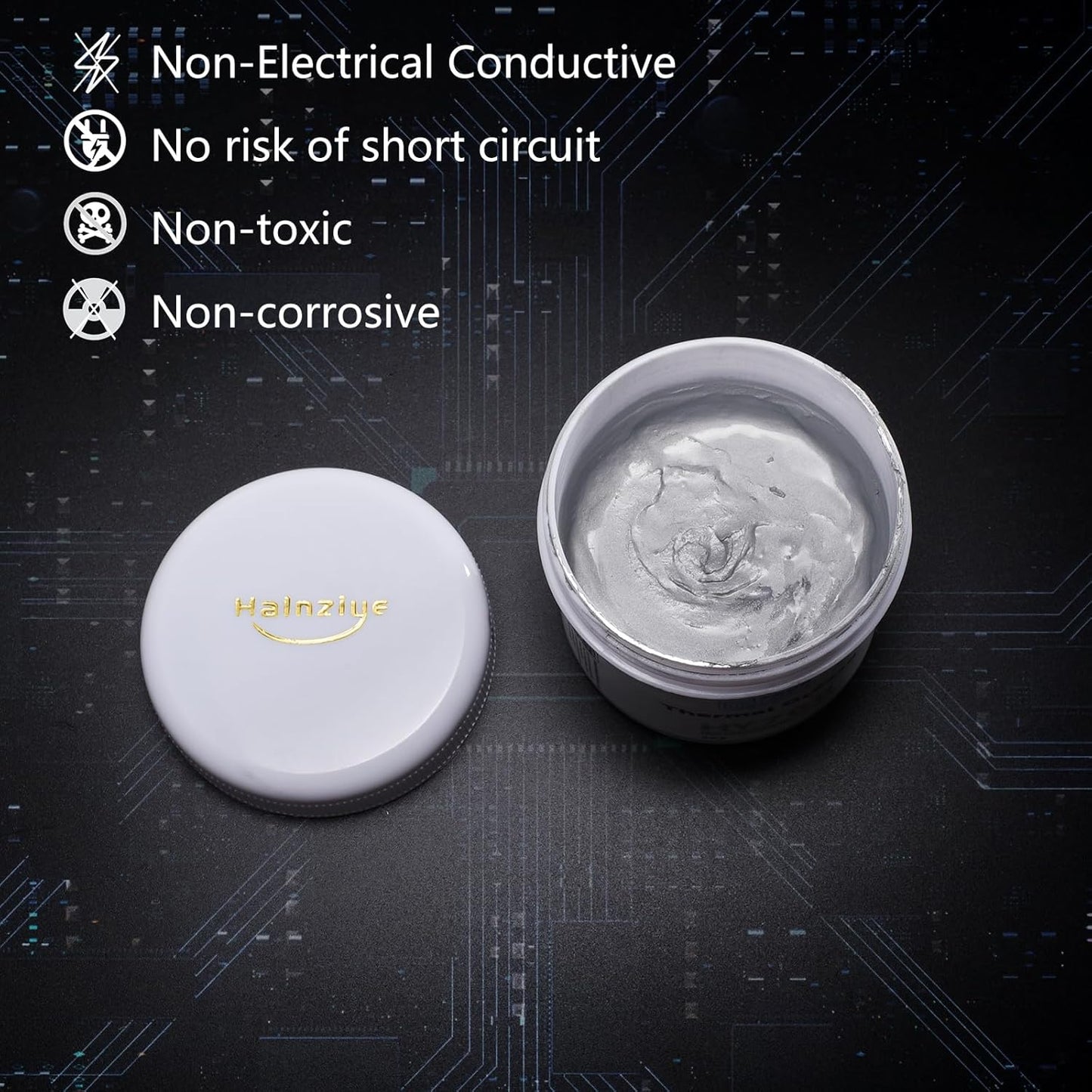 HY700-50g CPU Thermal Heatsink Grease Paste Compound Thermal Conductivity: >3.14W/m-k Carbon Based High Performance for CPU PC GPU PS5-50 Grams (!!Capacity:50g is The Third of one Bottle!!