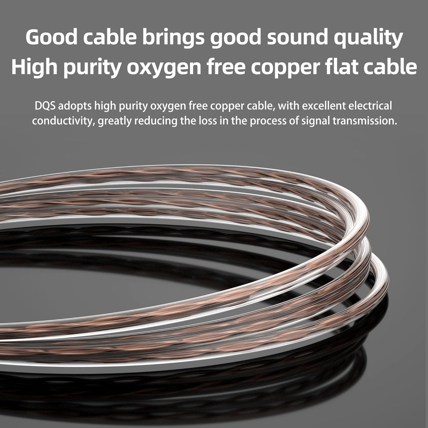 KZ DQS 1DD Earphones Wired in-Ear Headphones with Microphone Sound Isolating Earphones with Detailed Sound, Secure in-Ear Fit, Detachable Cable, Durable Quality for Audiophile Musician(Black,with Mic)