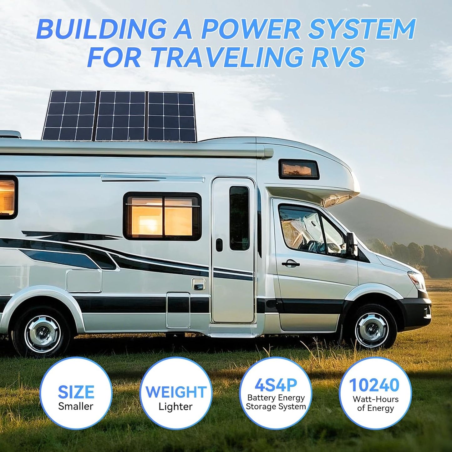 12V 50Ah LiFePO4 Lithium Battery, Built-in 50A BMS, Deep Cycle Up to 4000+ Cycles Lithium Iron Phosphate Rechargeable Battery for Solar, Marine, Home Energy Storage, Off-Grid Applications - 2 Packs