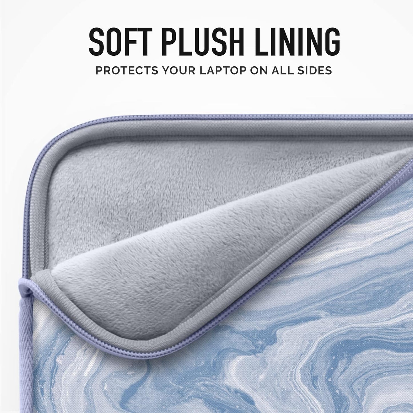 Vandel MacBook Air 13 inch Laptop Sleeve, Fits 13-13.3 inch Laptops: Neoprene MacBook Air & Pro Case, Chromebook, HP Soft Cover | Thin Computer Carrying Bag, Blue Mac (M1 & M2) Pouch